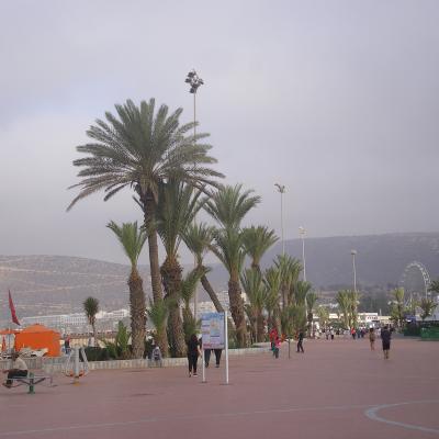 Agadir, Seefront promenade